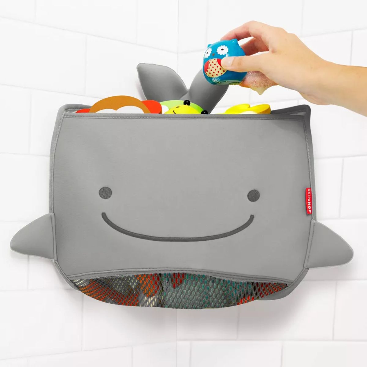 Skip Hop Moby Corner Bath Toy Organizer - Grey