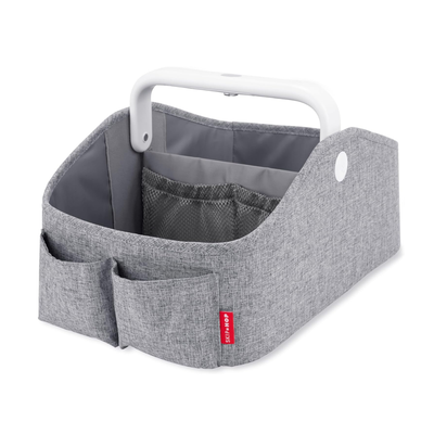 Skip Hop Nursery Style Light Up Diaper Caddy - Grey