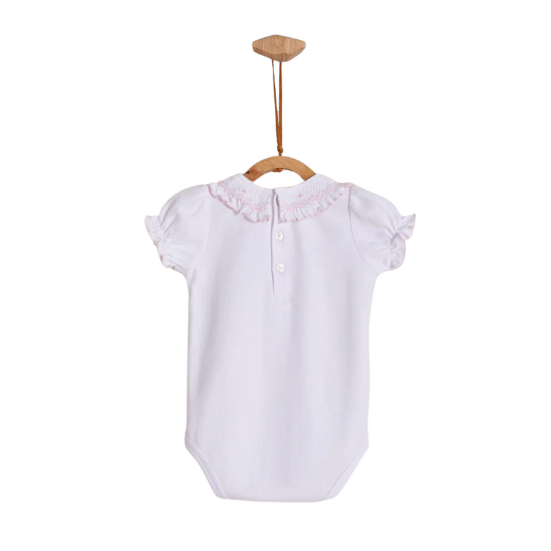 Babycottons Smock Short Sleeve Bodysuit