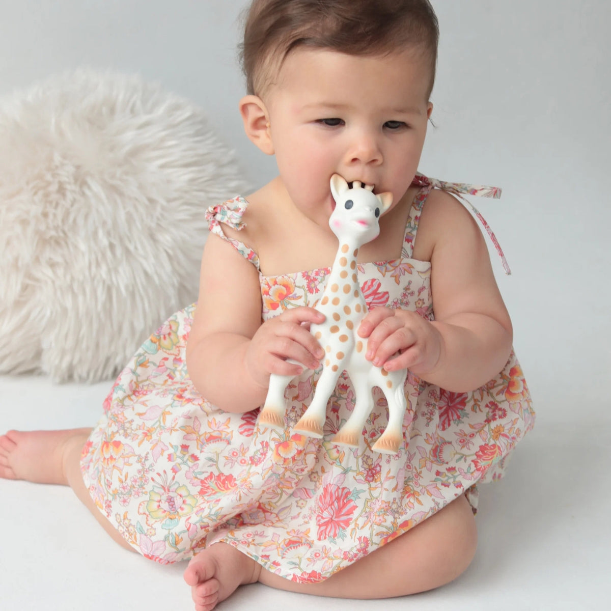 Sophie la Girafe Baby Teether, White Box- Classic on Luna Baby Store Miami