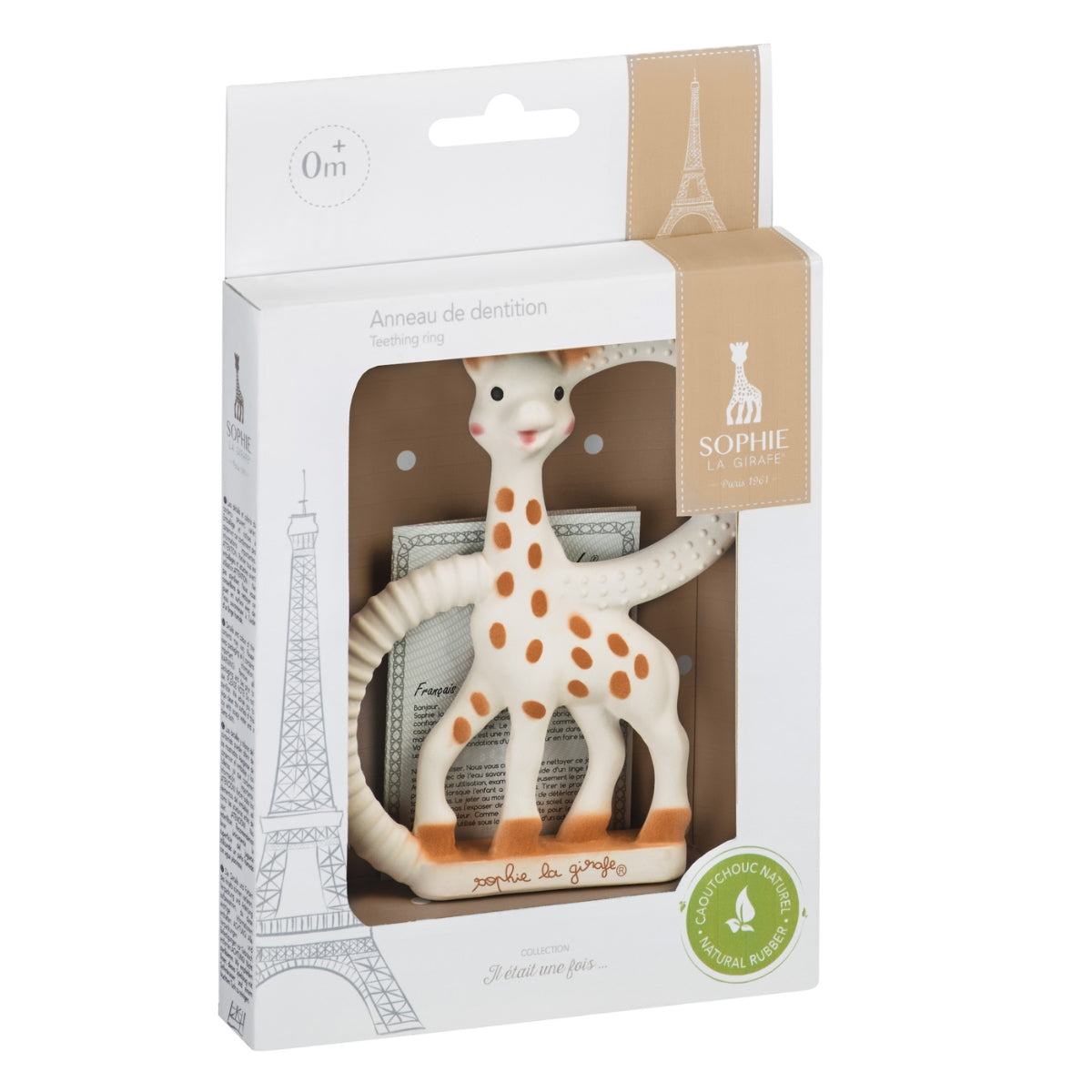 Sophie la Girafe - Teething Ring (So' Pure collection) on Luna Baby Store Miami