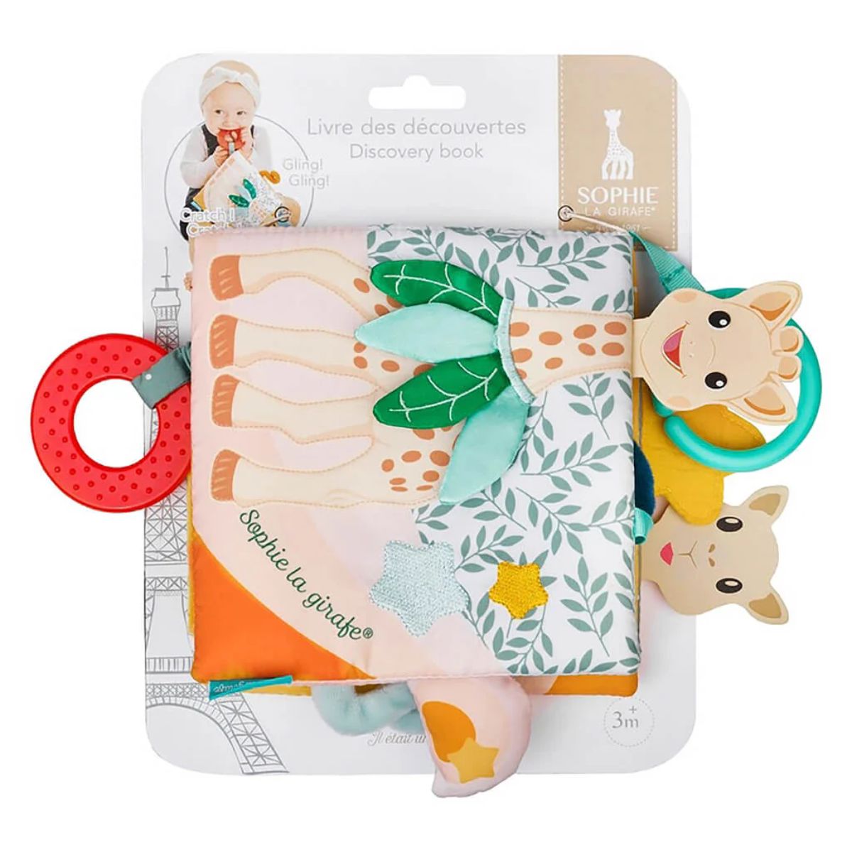Sophie La Girafe Discovery Book on Luna Baby Store Miami