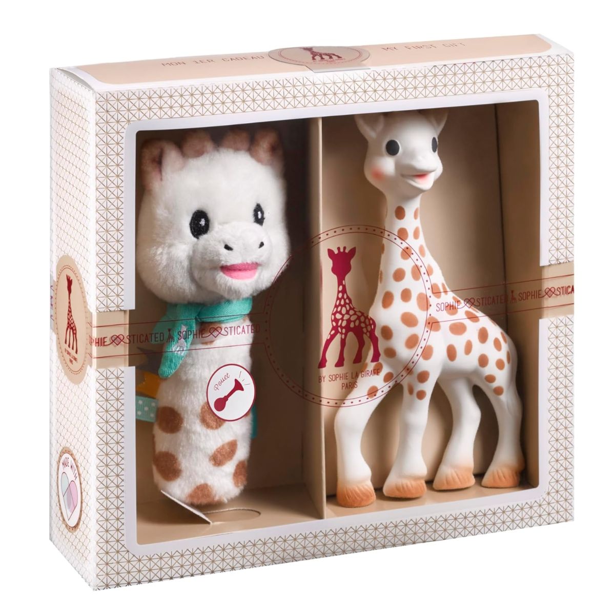 Sophie La Girafe Sophiesticated Set on Luna Baby Store Miami