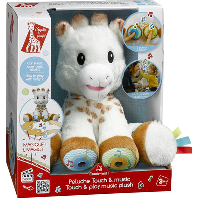 Sophie La Giraffe Touch & Play Plush Toy White/Brown