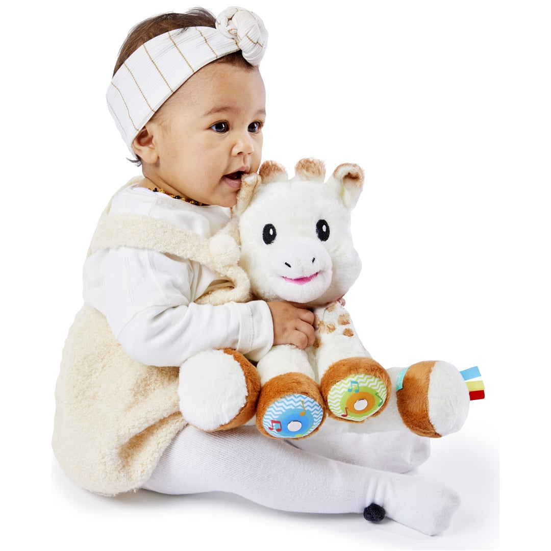 Sophie La Giraffe Touch & Play Plush Toy White/Brown