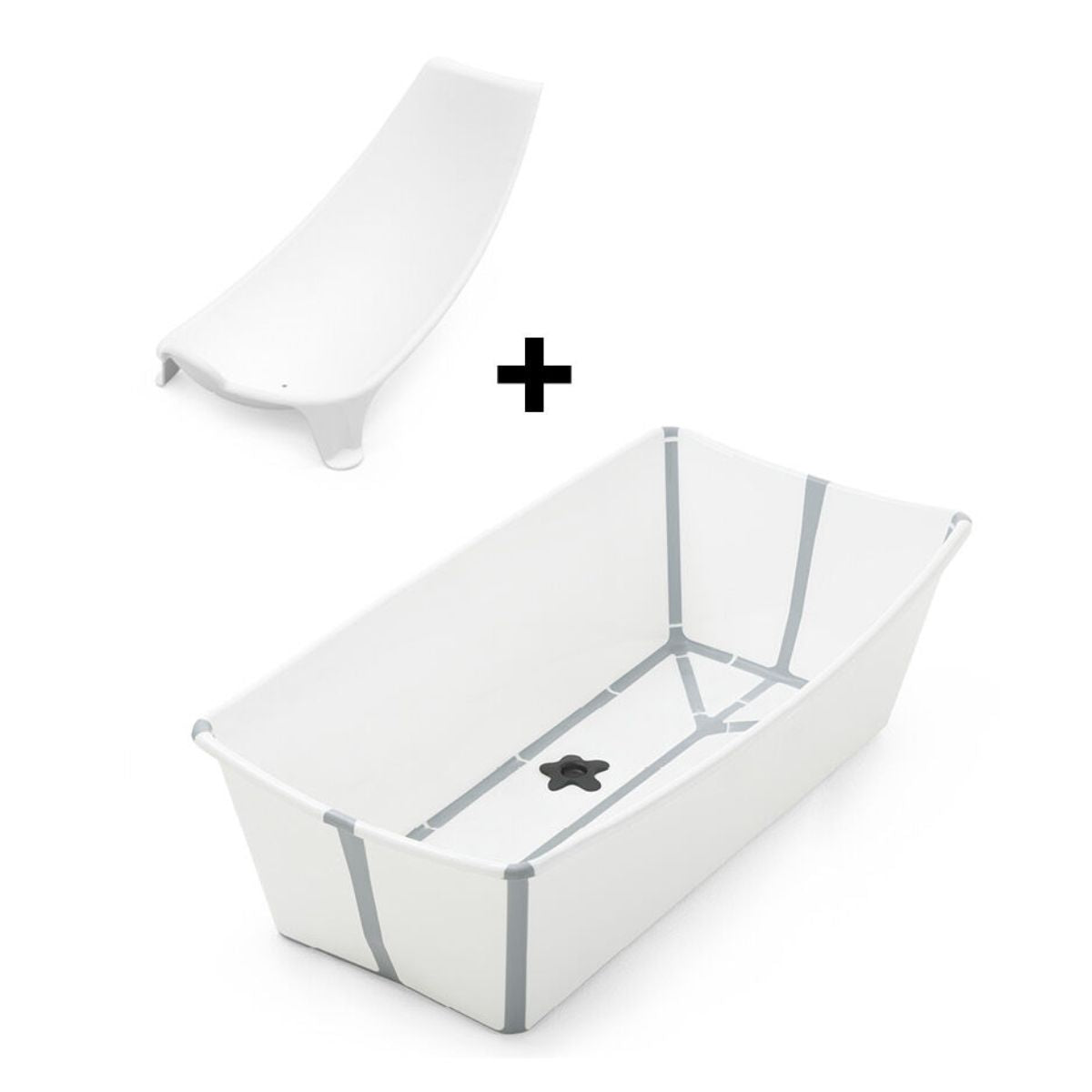 Stokke Flexi Bath X-Large Bundle - White on Luna Baby Store Miami