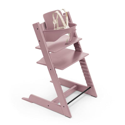 Stokke Tripp Trapp High Chair Natural with Tray - Heather Mauve