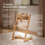 Stokke Tripp Trapp High Chair Natural with Tray - Heather Mauve on Luna Baby Store Miami