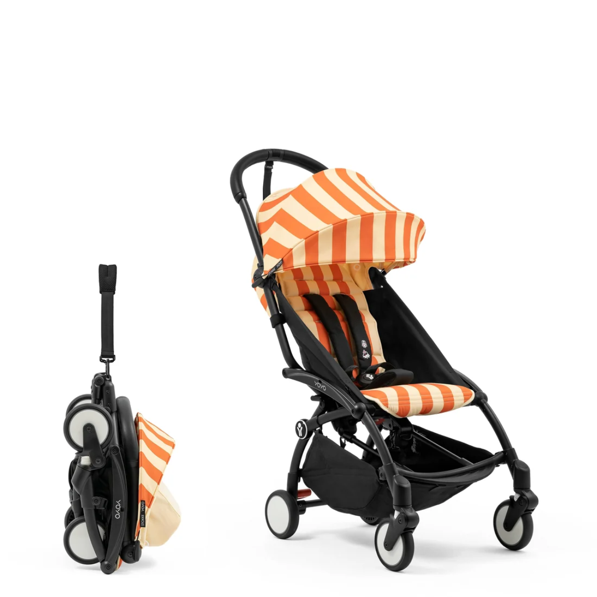 Stokke YOYO3 6+ Riviera Limited Edition Ultra-Compact Stroller - Capri/Black Frame