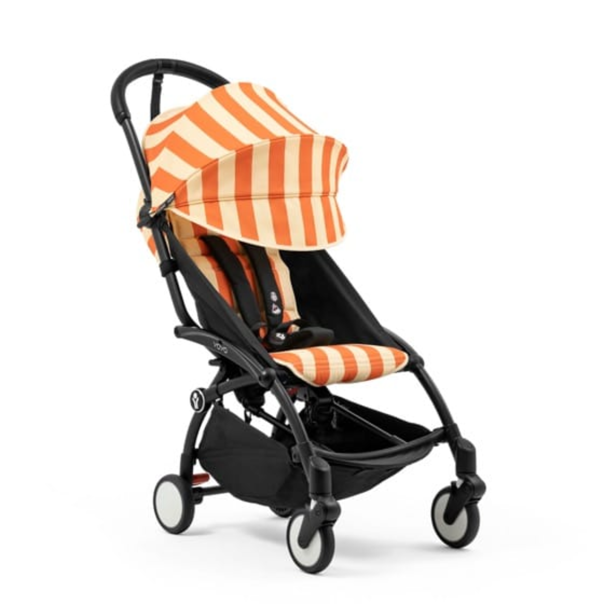 Stokke YOYO3 6+ Riviera Limited Edition Ultra-Compact Stroller - Capri/Black Frame on Luna Baby Store Miami