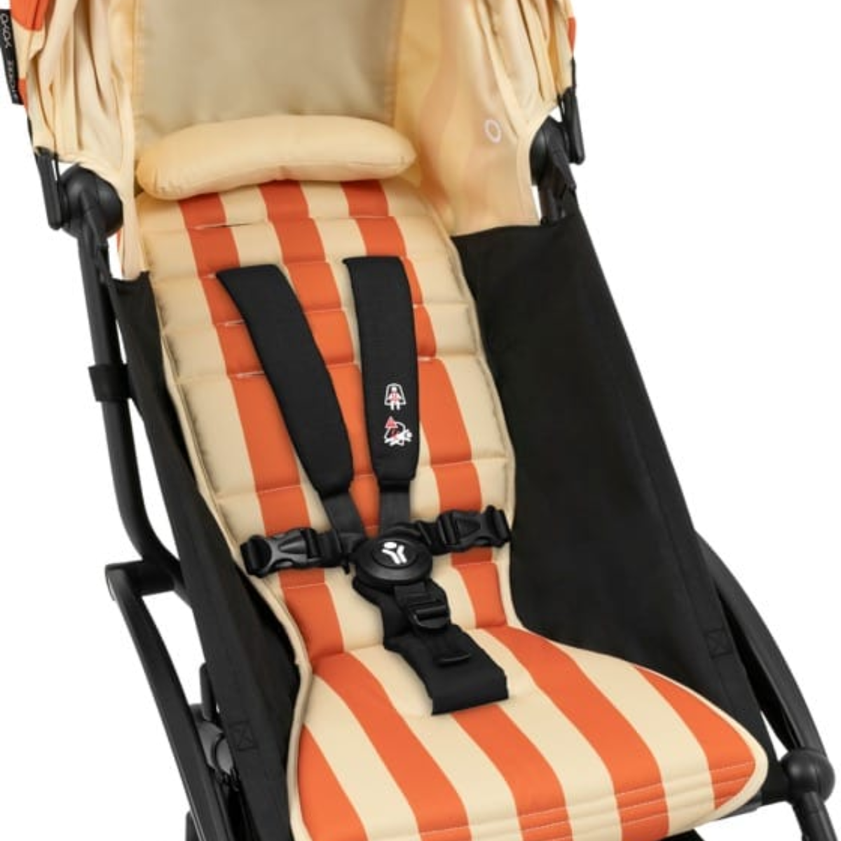 Stokke YOYO3 6+ Riviera Limited Edition Ultra-Compact Stroller - Capri/Black Frame on Luna Baby Store Miami
