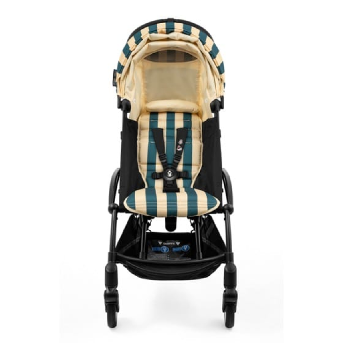 Stokke YOYO3 6+ Riviera Limited Edition Ultra-Compact Stroller - Monaco/Black Frame