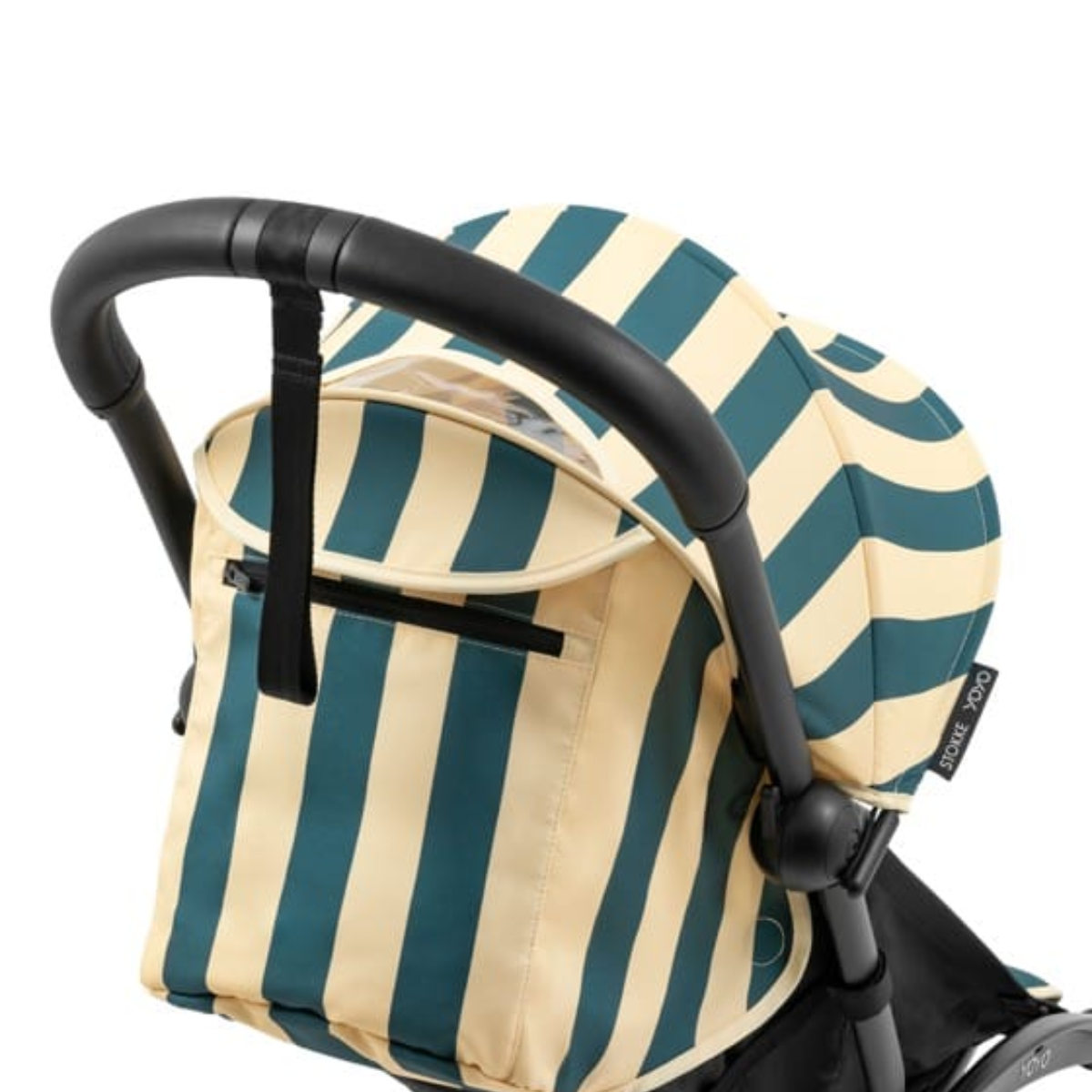 Stokke YOYO3 6+ Riviera Limited Edition Ultra-Compact Stroller - Monaco/Black Frame on Luna Baby Store Miami