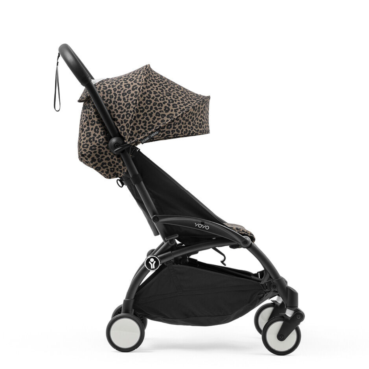 Stokke YOYO3 6+ Wild Collection Ultra-Compact Stroller - Leopard/Black Frame