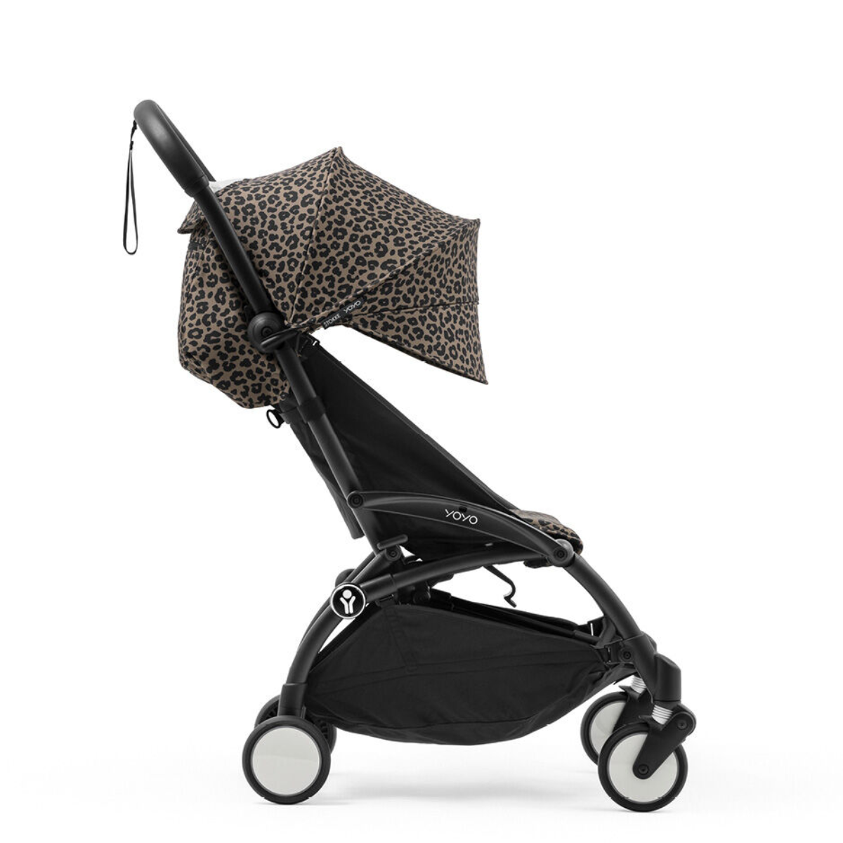 Stokke YOYO3 6+ Wild Collection Ultra-Compact Stroller - Leopard/Black Frame