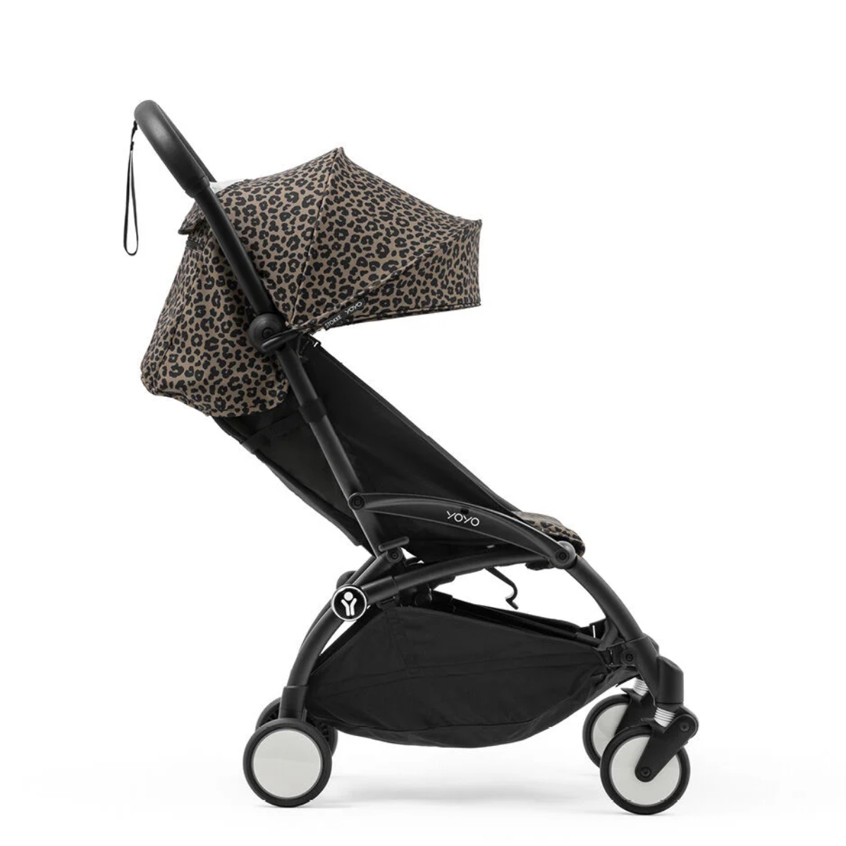 Stokke YOYO3 6+ Wild Collection Ultra-Compact Stroller - Leopard/Black Frame