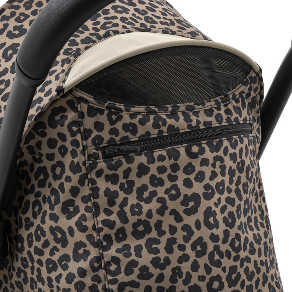 Stokke YOYO3 6+ Wild Collection Ultra-Compact Stroller - Leopard/Black Frame