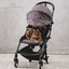 Stokke YOYO3 6+ Wild Collection Ultra-Compact Stroller - Leopard/Black Frame on Luna Baby Store Miami