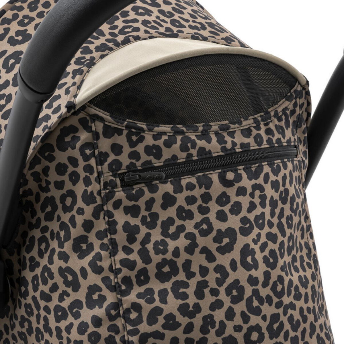 Stokke YOYO3 6+ Wild Collection Ultra-Compact Stroller - Leopard/Black Frame