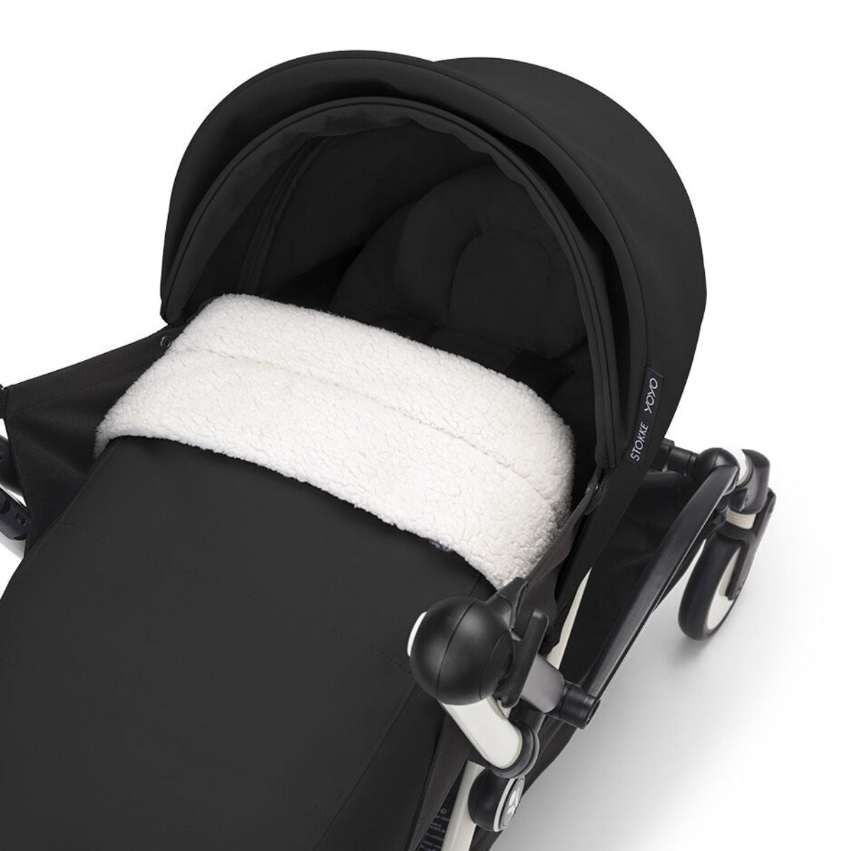 Stokke YOYO³ 0+ Newborn Pack - Black on Luna Baby Store Miami