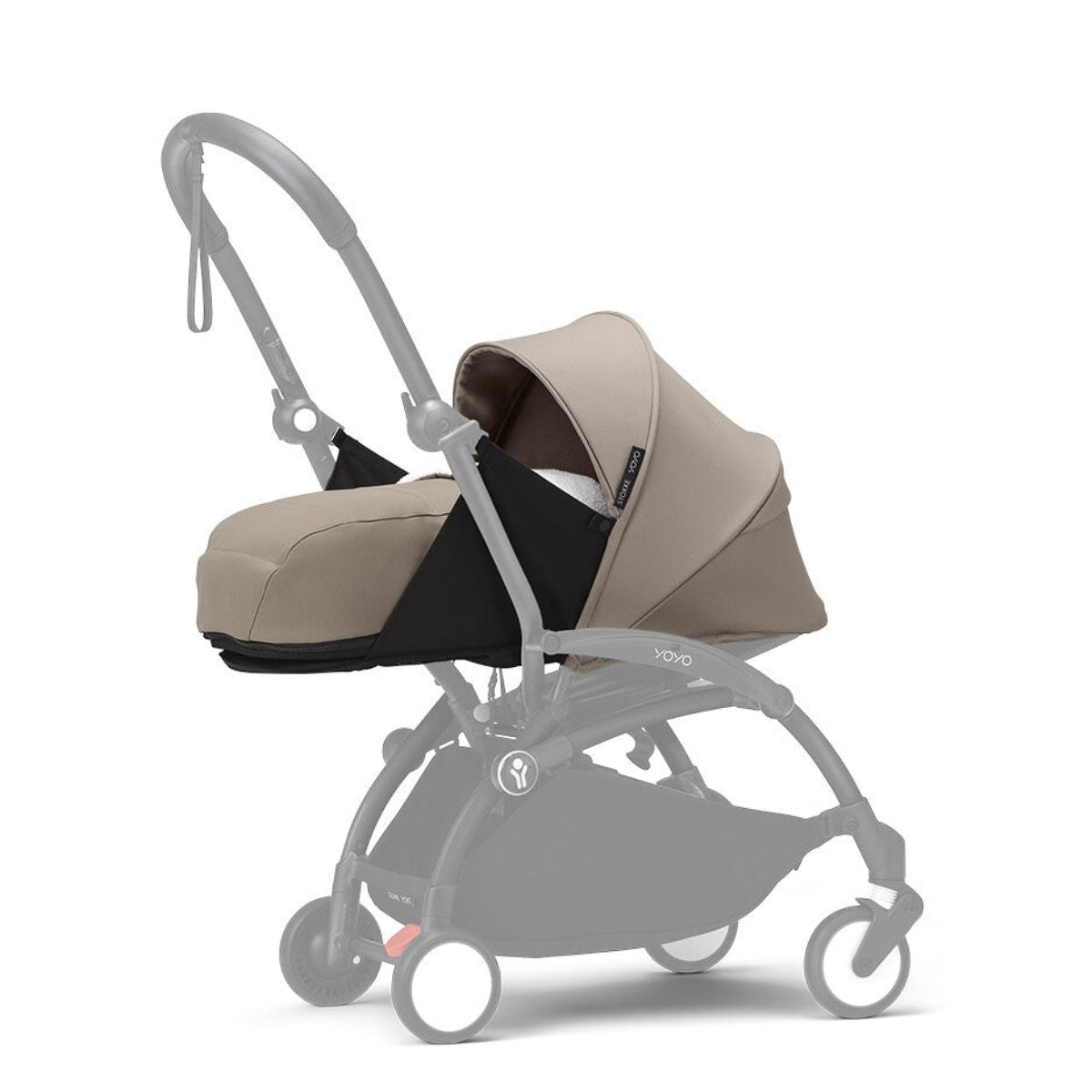 Stokke YOYO³ 0+ Newborn Pack - Taupe - Folds with the YOYO Frame
