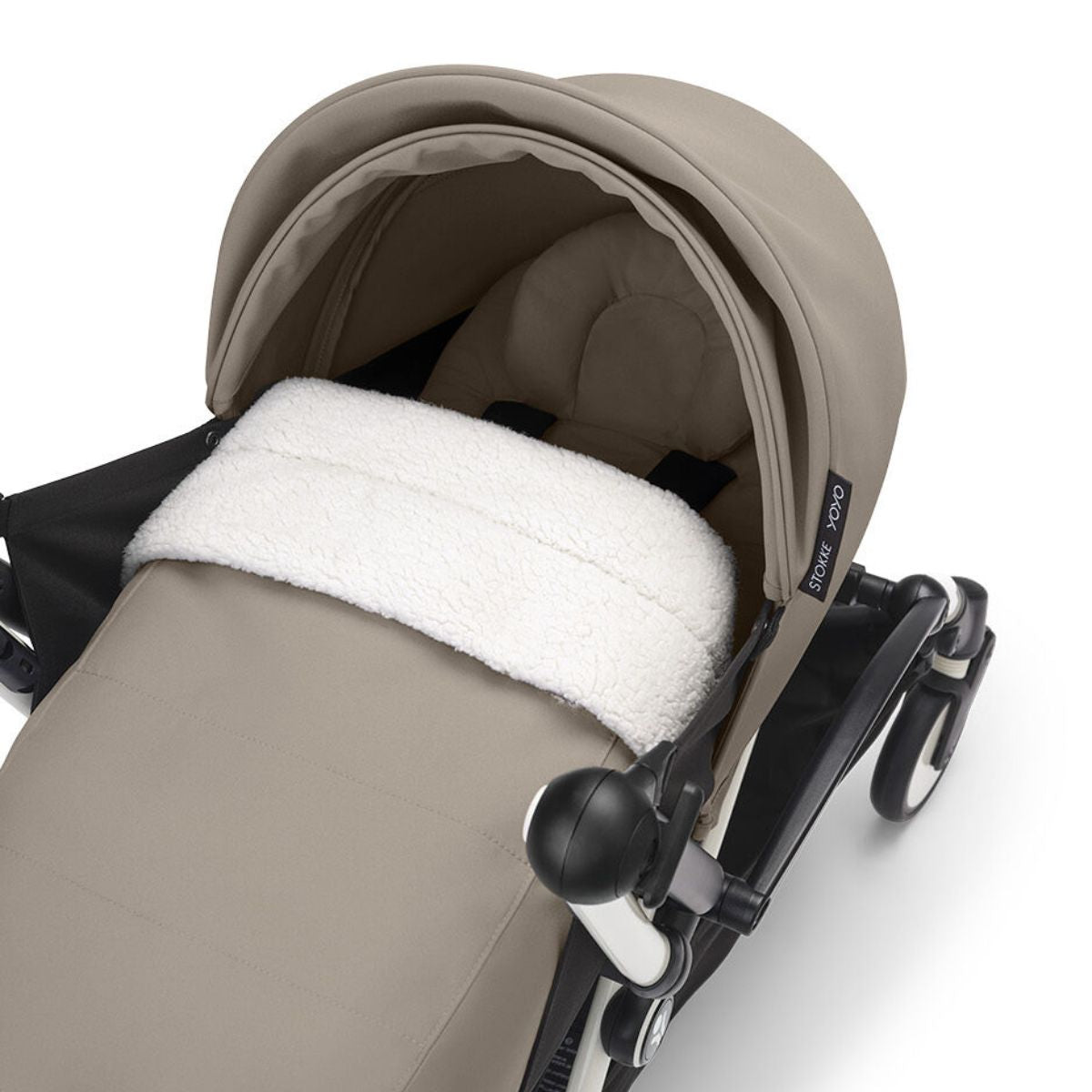 Stokke YOYO³ 0+ Newborn Pack - Taupe - Lie-Flat Comfort from Birth