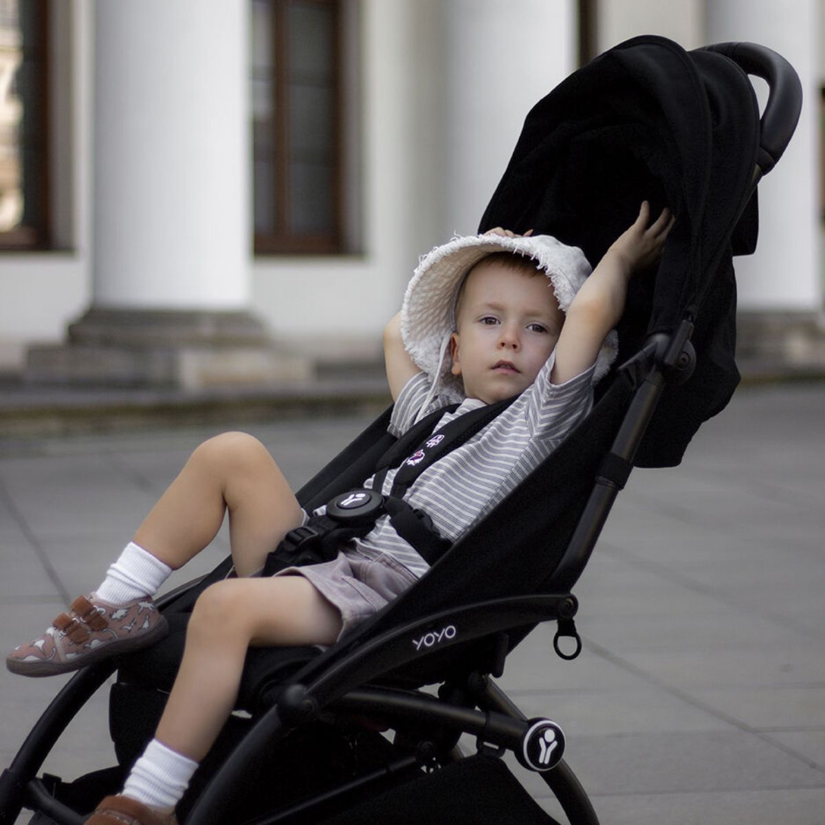 Stokke YOYO³ 6+ Color Pack Black - Adapts as Your Child Grows