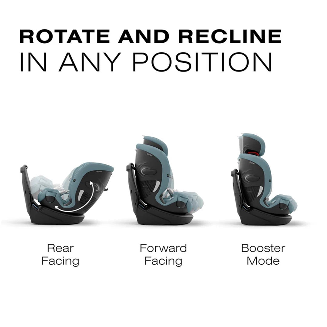 Cybex Callisto G 360° Rotating All-in-One Convertible Car Seat - Stormy Blue