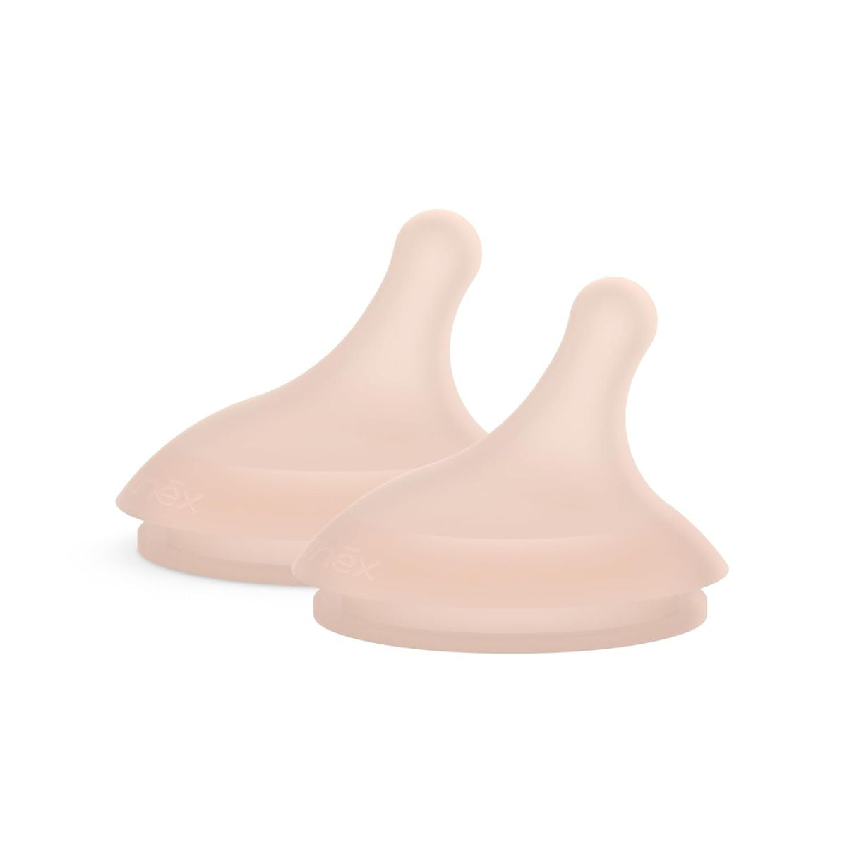 Suavinex Zero.Zero Asymmetrical Silicone Nipple Medium Flow 3M+ 2 Pack - Medium Tone