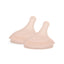 Suavinex Zero.Zero Asymmetrical Silicone Nipple Slow Flow 0M+ 2 Pack - Medium Tone