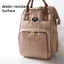 Sunveno Open Wide Diaper Backpack - Brown on Luna Baby Store Miami