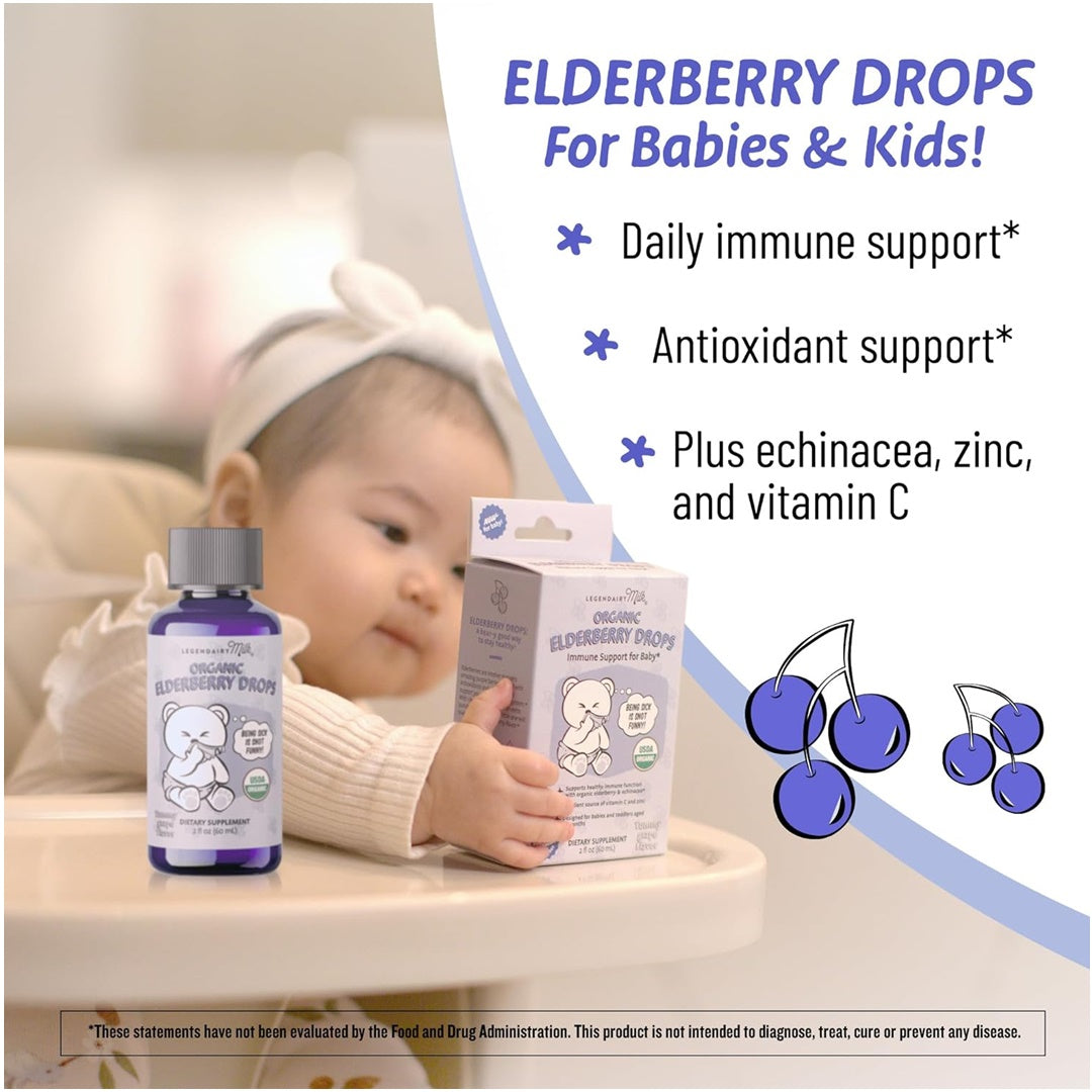 Legendairy Milk Elderberry Baby & Toddler Drops