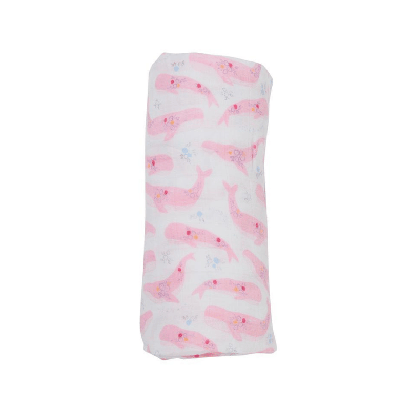 Angel Dear Swaddle Blanket Pink Whale - Luna Baby Store Miami