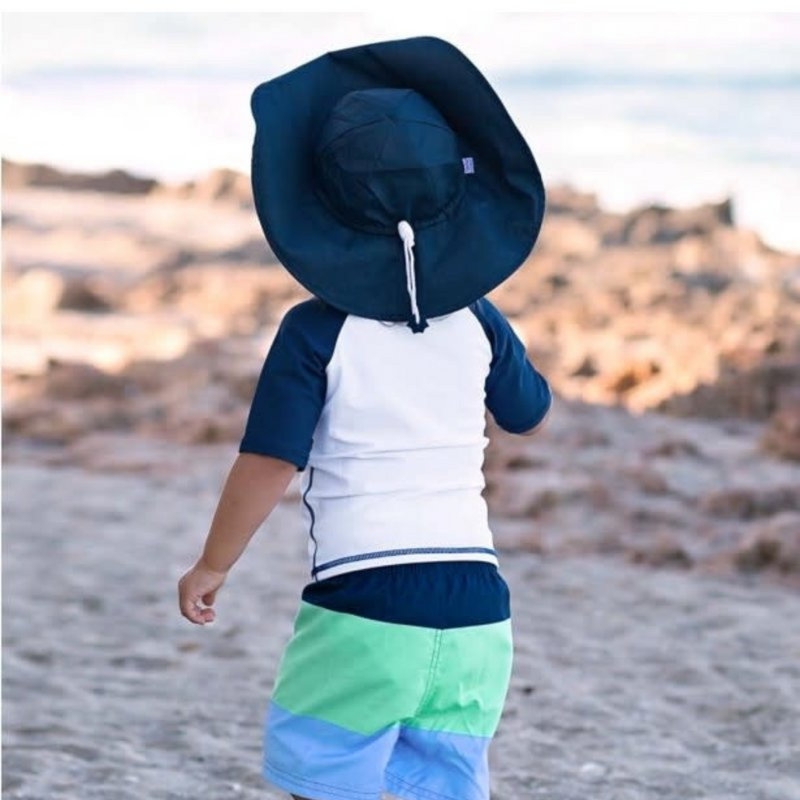 Ruffle Butts Swim Hat Navy