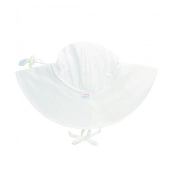 Ruffle Butts Swim Hat White Not Reversible