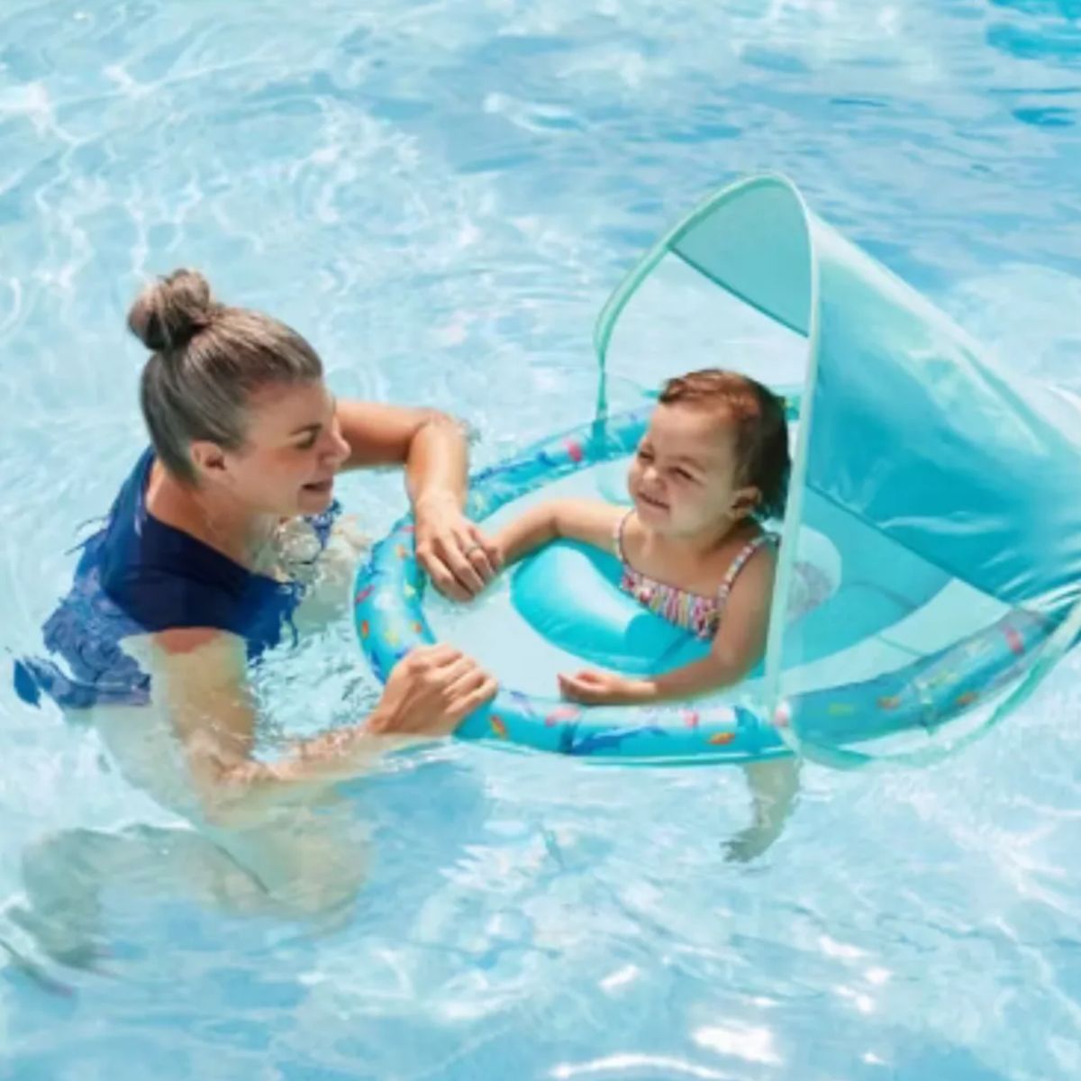 Swimways Baby Spring Float Sun Canopy 9-24M - Green