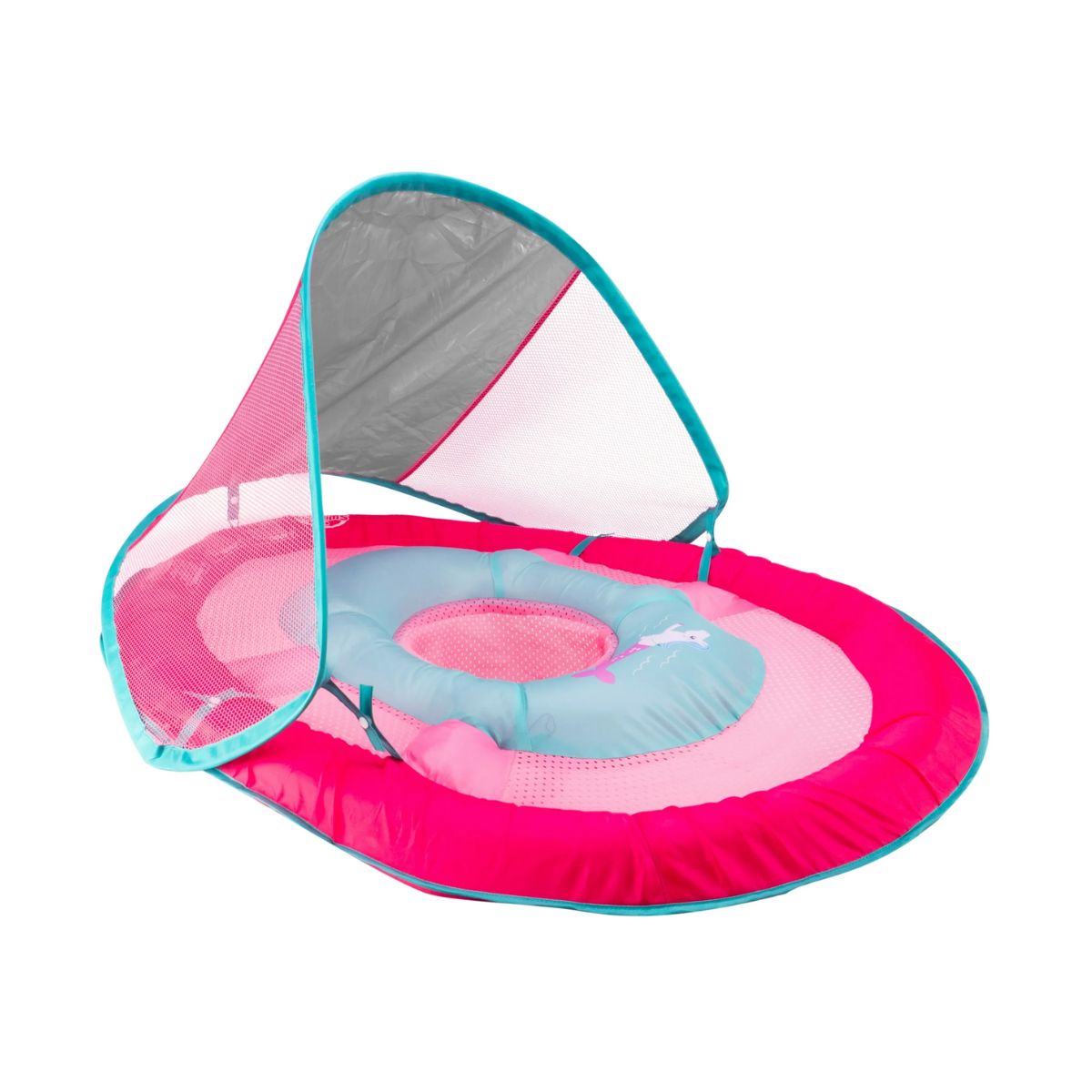 Swimways Baby Spring Float Sun Canopy 9-24M - Pink on Luna Baby Store Miami