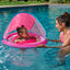 Swimways Sun Canopy Spring Float with Hyper-Flate Valve - Baby Pool Lounger on Luna Baby Store Miami