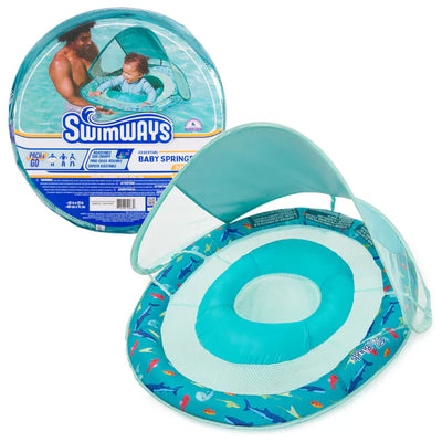 Swimways Baby Spring Float Sun Canopy - Green - Luna Baby Store Miami