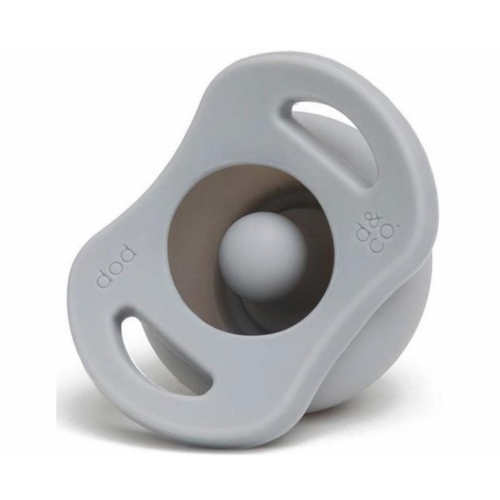 Doddle & Co. The Pop Pacifier Oh happy Grey