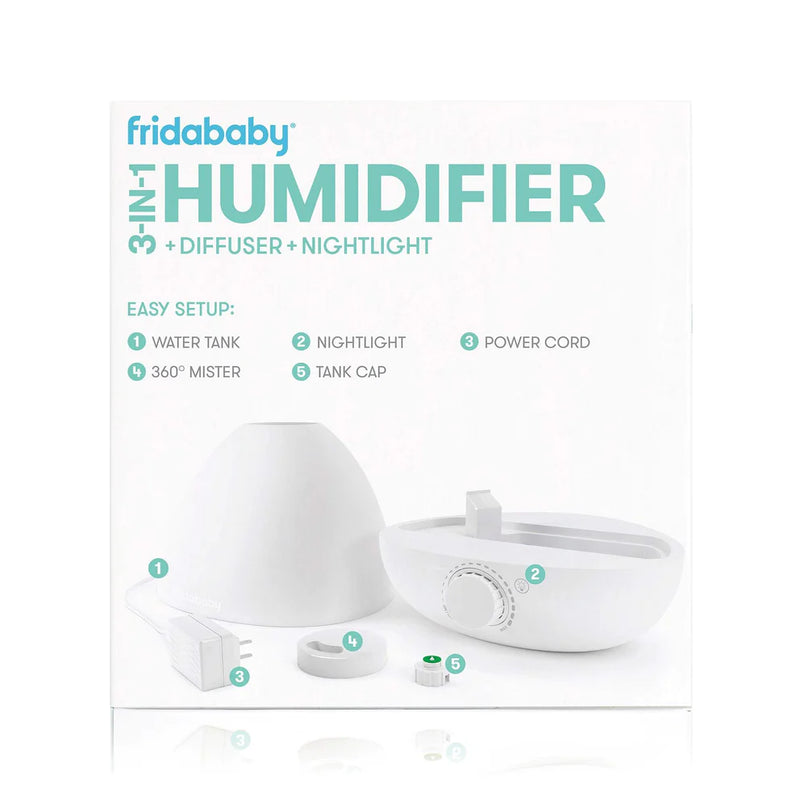 Fridababy The 3-In-1 Humidifier, Diffuser + Nightlight