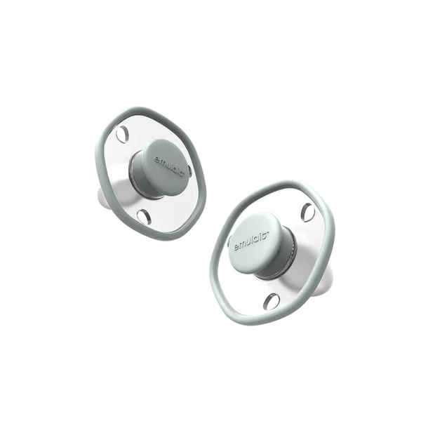 The Emulait Pacifier 2-Pack Sage 6M +