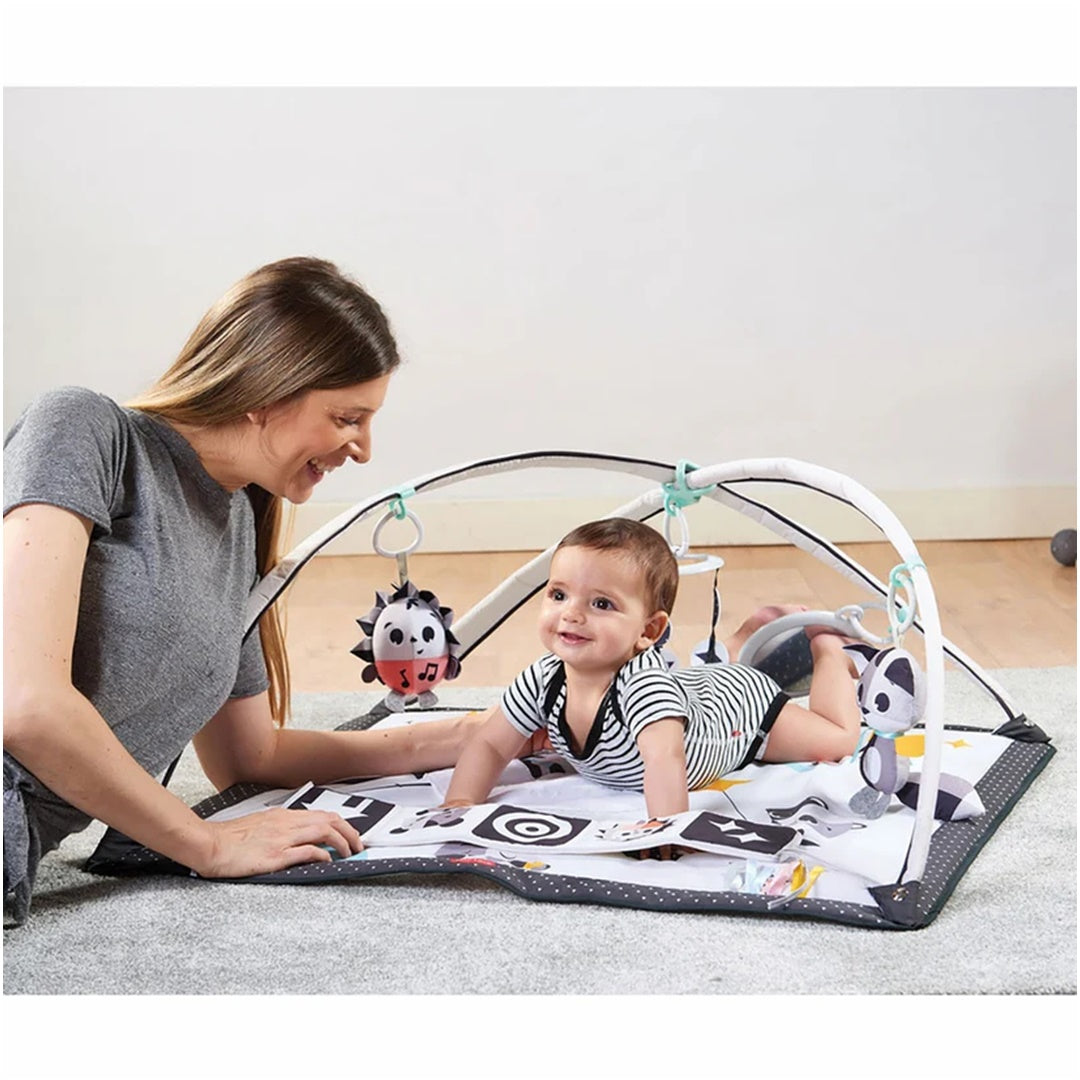 Tiny Love Magical Tales Black & White Gymini Activity Play Mat With Book