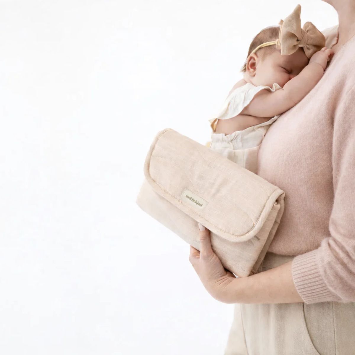 Toddlekind Mini Maven Portable Changing Pad - Blush