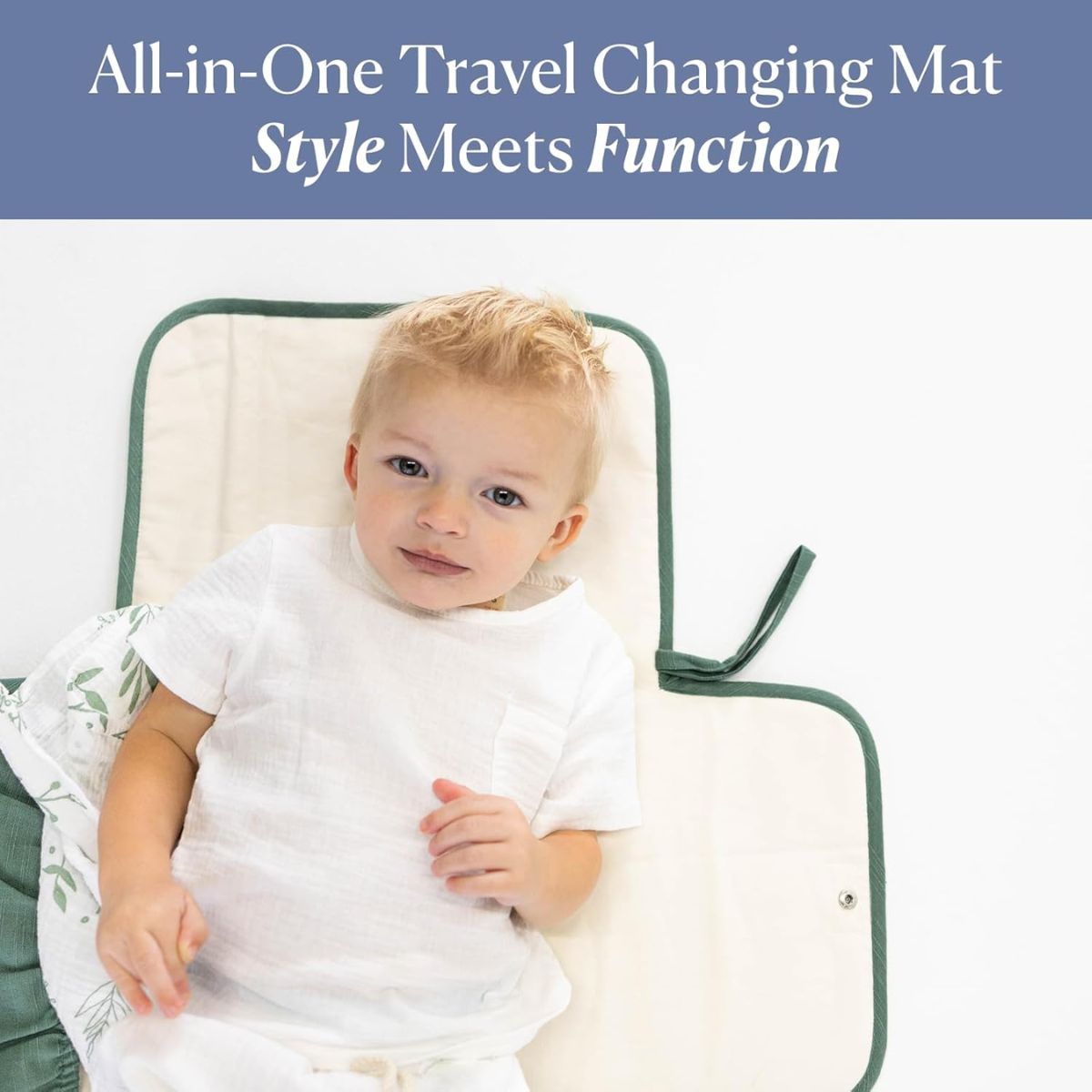 Toddlekind Mini Maven Portable Changing Pad - Forest on Luna Baby Store Miami