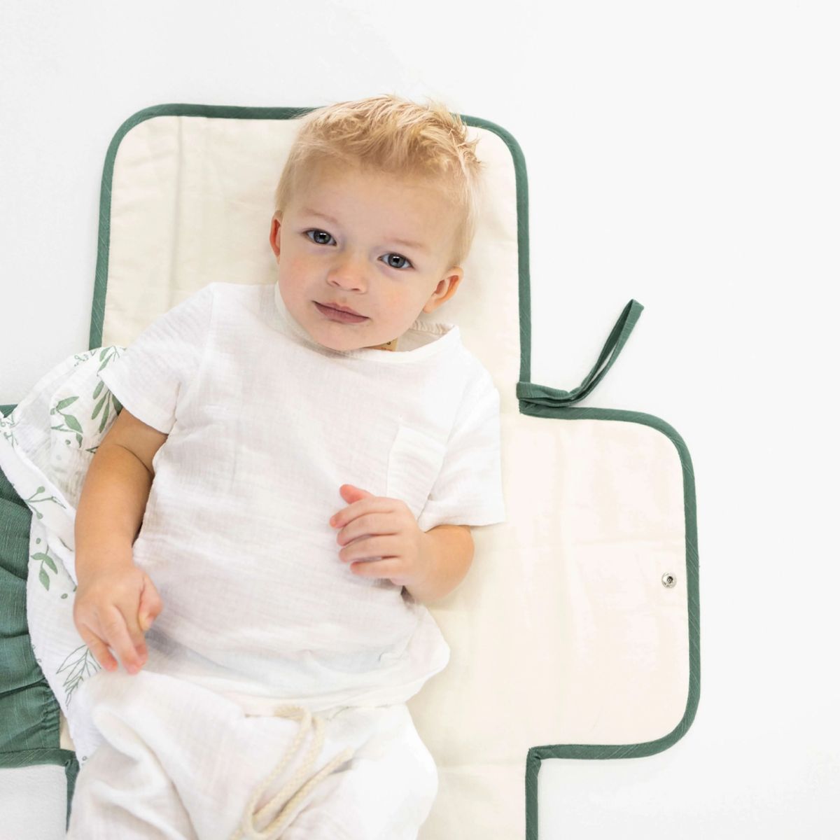 Toddlekind Mini Maven Portable Changing Pad - Forest on Luna Baby Store Miami