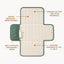 Toddlekind Mini Maven Portable Changing Pad - Forest on Luna Baby Store Miami