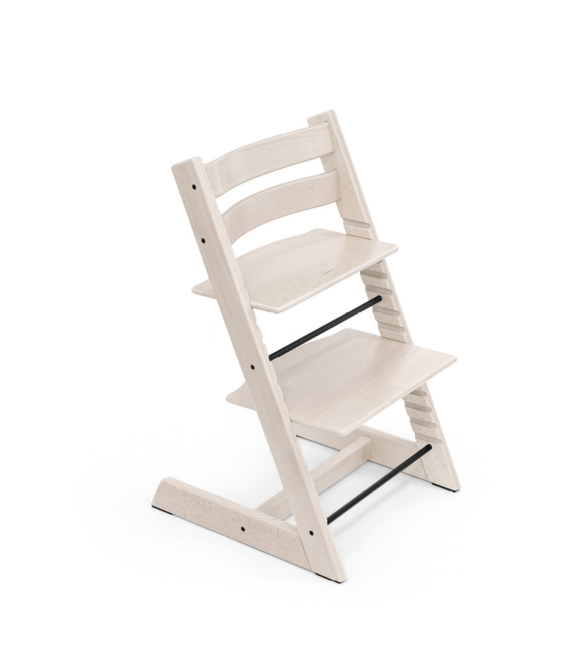 Stokke Tripp Trapp High Chair & Cushion With Tray - Whitewash Nordic Grey - Luna Baby Store Miami