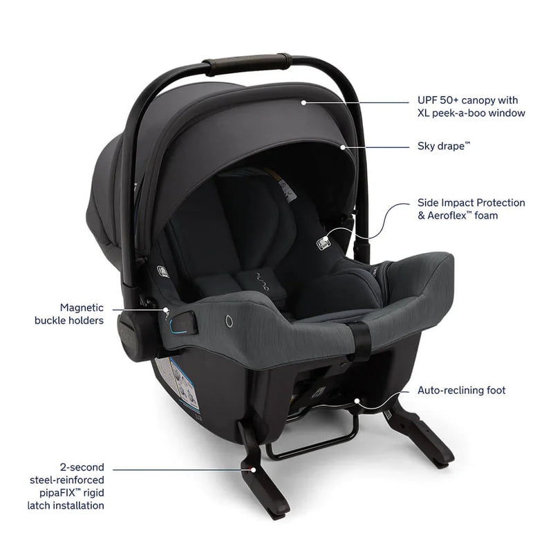 Nuna Triv Next + Pipa Urbn Travel System - Ocean