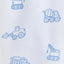 Babycottons Trucks Bodysuit & Pants Set - Blue - Luna Baby Store Miami